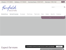 Tablet Screenshot of farnfields.com